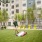 corn hole on Outdoor Turf